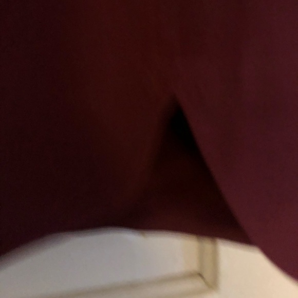 Madewell Silk Distance Skirt in Burgundy - Picture 4 of 5